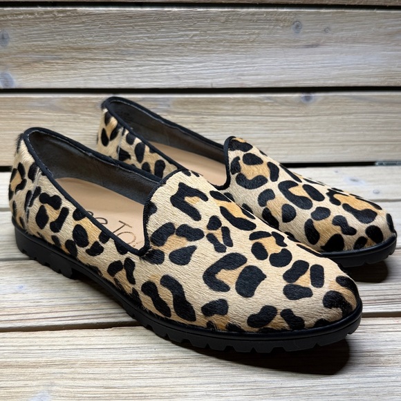 Me Too Cairo Slip-on Cow Fur Leather Loafers Shoes ~ Size 7.5M - Picture 6 of 9